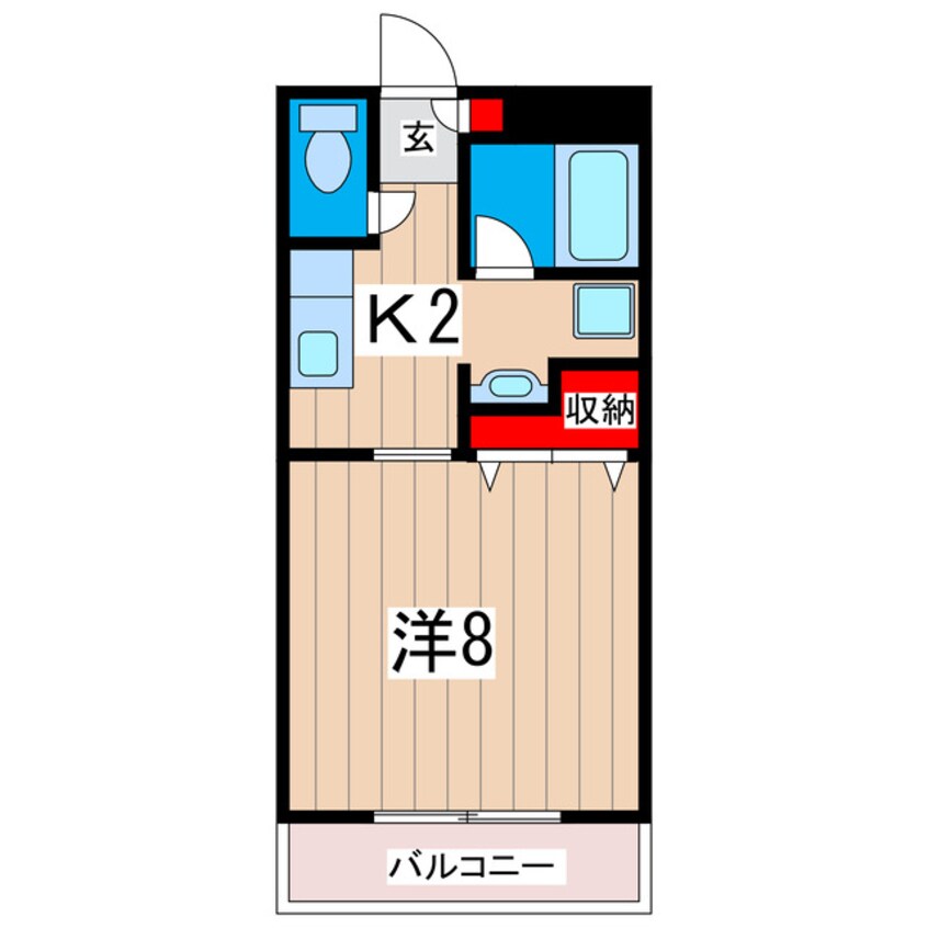 間取図 コーポＹＡＷＡＲＡ