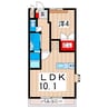 Ｒａｆｆｉｎｅ 1LDKの間取り