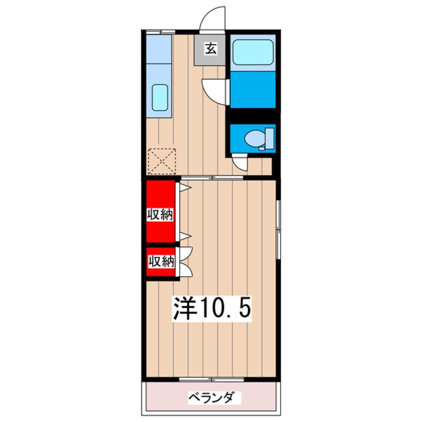 間取図 クロサワハイツ