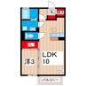 コンフォートＫ 1LDKの間取り
