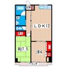 アプリコット多賀 2LDKの間取り