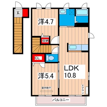 間取図 メゾン・メロディー