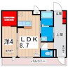 フォアールⅡ 1LDKの間取り