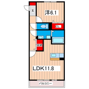間取図 コスモパークＣ