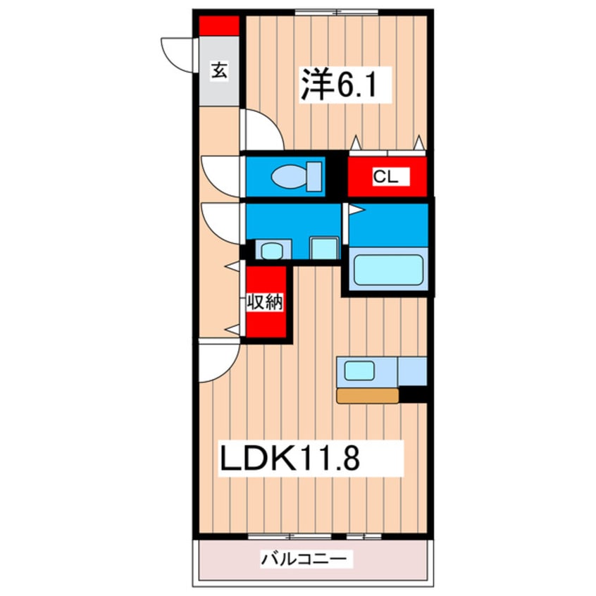 間取図 コスモパークＣ