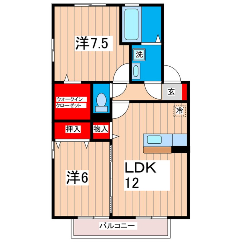 間取図 リビングタウン東海D