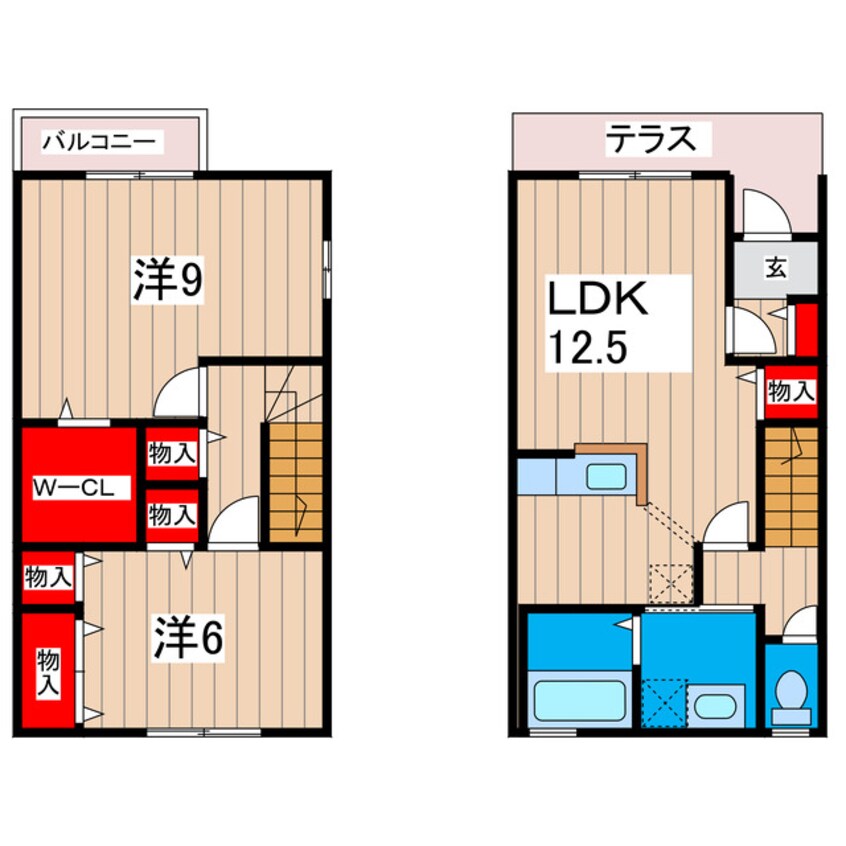 間取図 メゾネット・ボナール