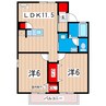 FountainⅡ 2LDKの間取り