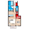 ヴァンヴェール森山 1LDKの間取り