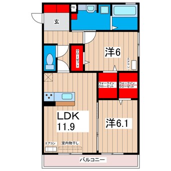 間取図 Ｓ.グランディール