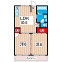 日南ハイツの間取図