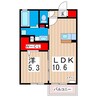 CO-MIKAティエラ館 1LDKの間取り