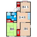 コーポ塙山の間取図