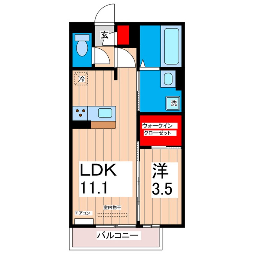 間取図 サクシード大みかA