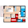 メリデス 1LDK+Sの間取り