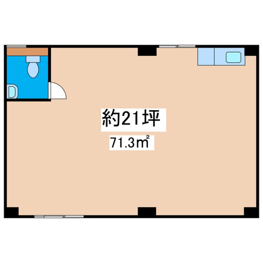 間取図 折原商店テナントビル
