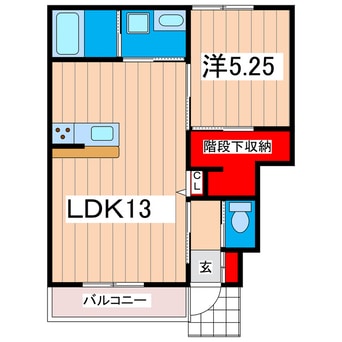 間取図 レーガベーネ金沢町