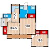 鮎川町1-6-4貸家 3Kの間取り