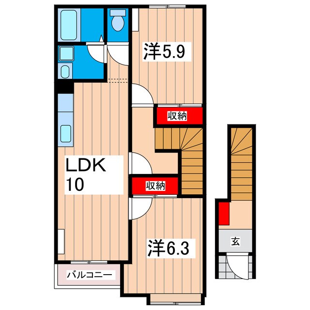 間取り図 ロイヤルヒルズA棟