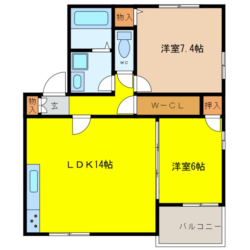 間取図 メモリーステージＡ