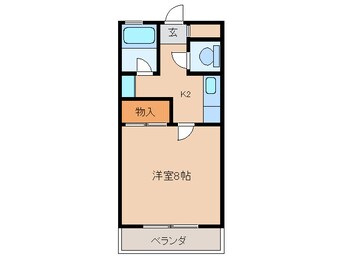 間取図 コーポならわ