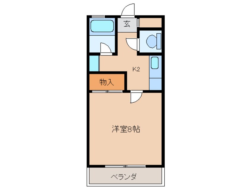 間取図 コーポならわ