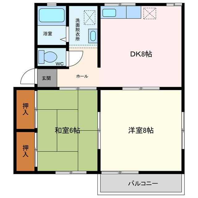 間取り図 カルム青山　B