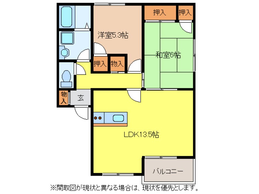 間取図 メモリーステージ　Ｂ