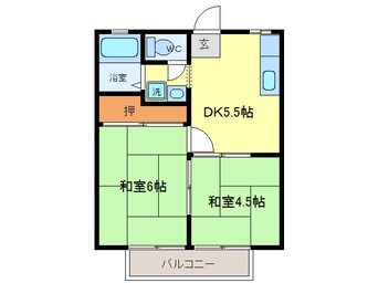 間取図 ゾンネハイム　Ⅰ号棟