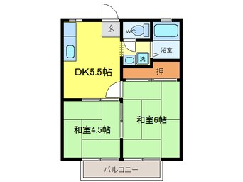 間取図 ゾンネハイム　Ⅰ号棟