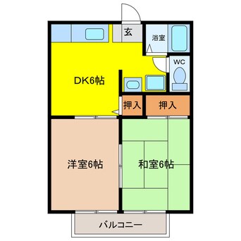 間取図 ゾンネハイム　Ⅱ号棟