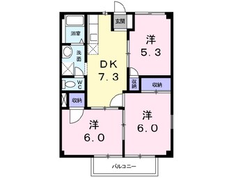 間取図 ニューシティ塩田町　Ａ