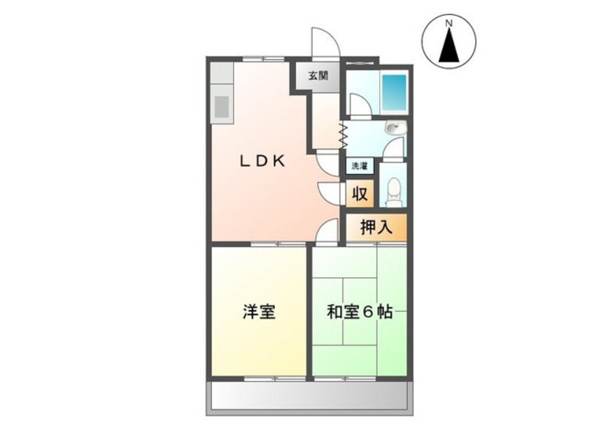 間取図 サンシャイン富士ケ丘