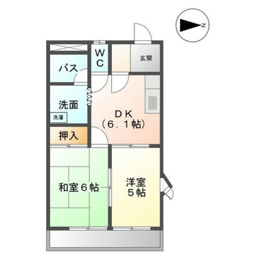 間取図 エクセルハイム宮路