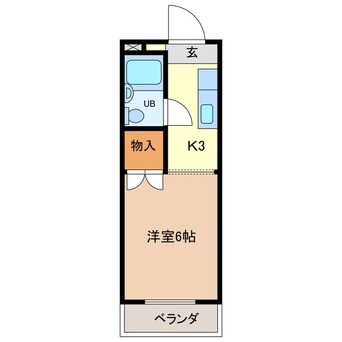 間取図 コーポ三樹