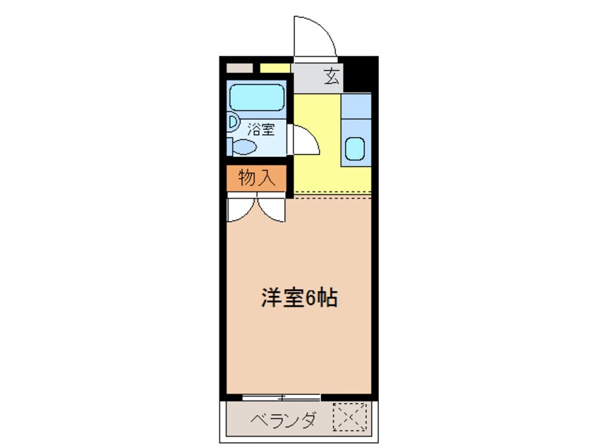 間取図 コーポ三樹