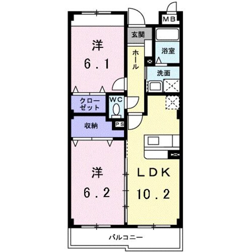 間取図 イーメゾンズ豊倉