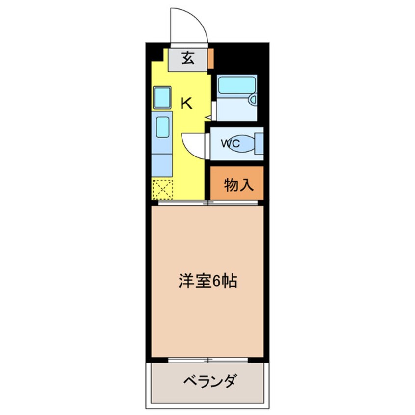 間取図 チサトコーポレイトハウス