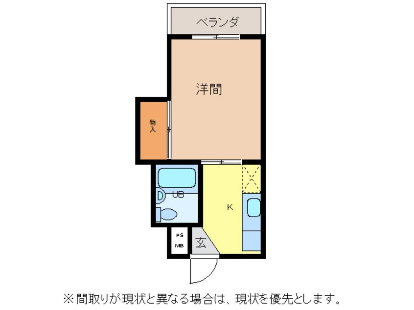 間取図 キャンパスひまわり住吉