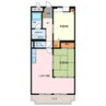 Limpia高峯 2LDKの間取り