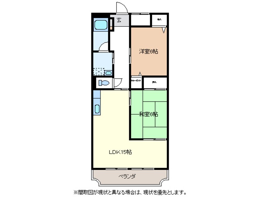 間取図 Limpia高峯