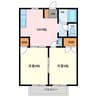 シャトル８ 2DKの間取り