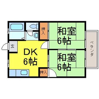 間取図 ソーブル　Ａ　Ｂ棟