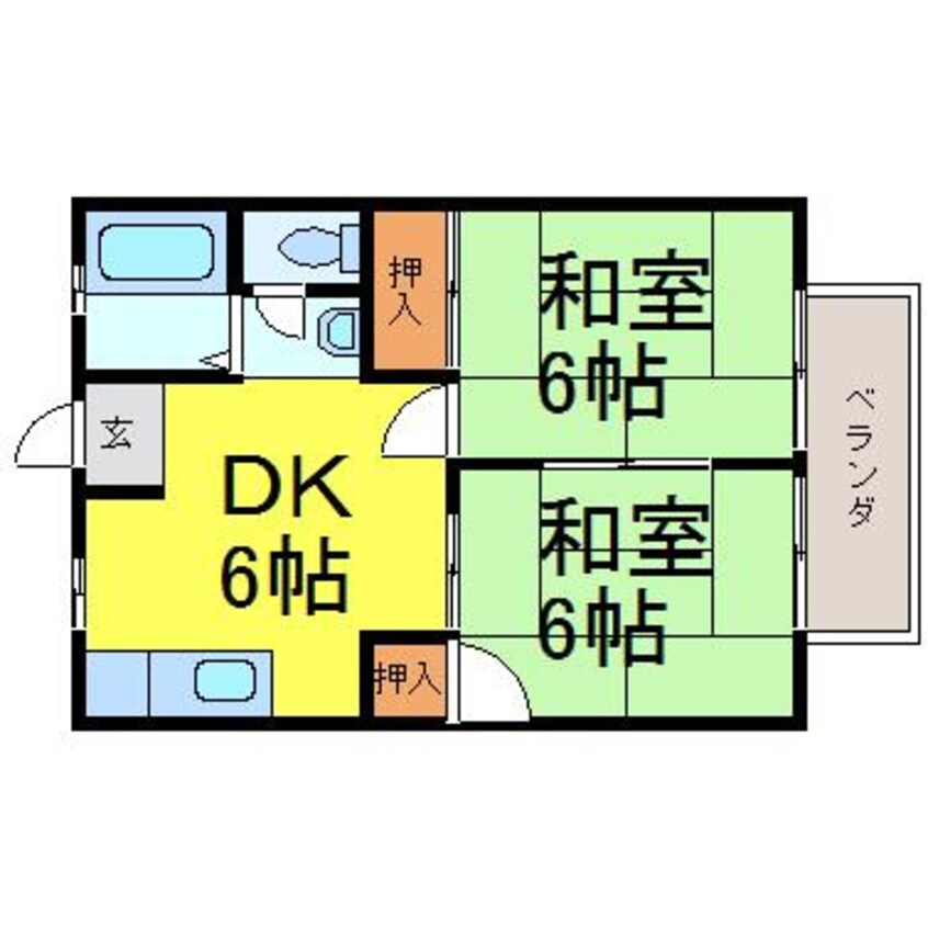 間取図 ソーブル　Ａ　Ｂ棟