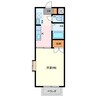 メープルハウス 1Kの間取り