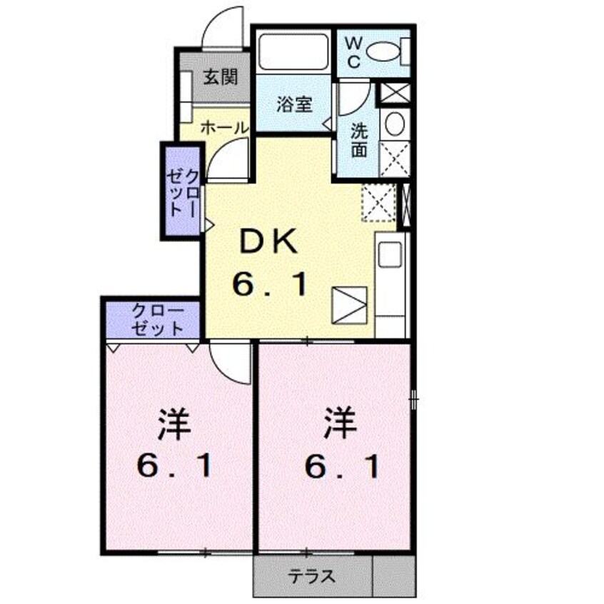 間取図 エクセルグリーン