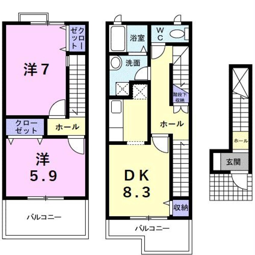 間取図 ティンカーベル