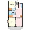 ツイン青山 2LDKの間取り