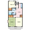 ツイン青山 3DKの間取り