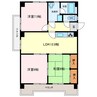 辻ハイム 3LDKの間取り